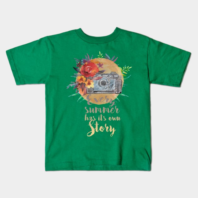 Every summer has its own story Kids T-Shirt by T-shirt Factory